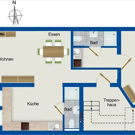 Downtown First Floor 6 Guests On Request Wilhelmstr 5 Min To Chio Апартаменты